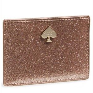 Kate spade glitter bug cardholder